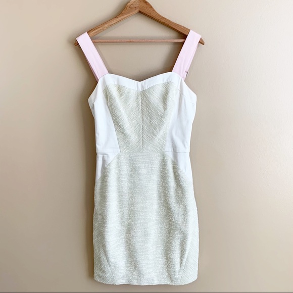 Ted Baker | body con dress boucle pale RELISTED - Picture 2 of 16